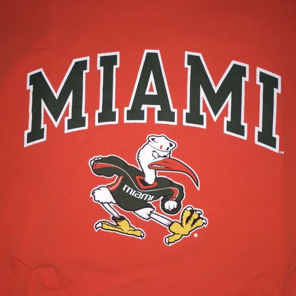 ** MIAMI HURRICANES BIG LOGO TEE ** - Picture 3 of 5